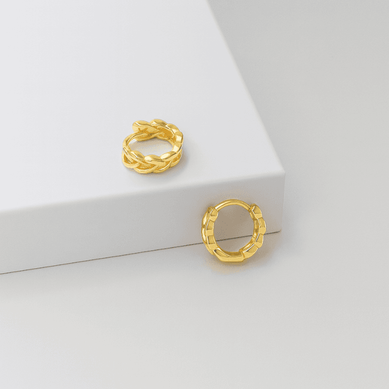 Brinco Argola Banhado a Ouro 18k — default