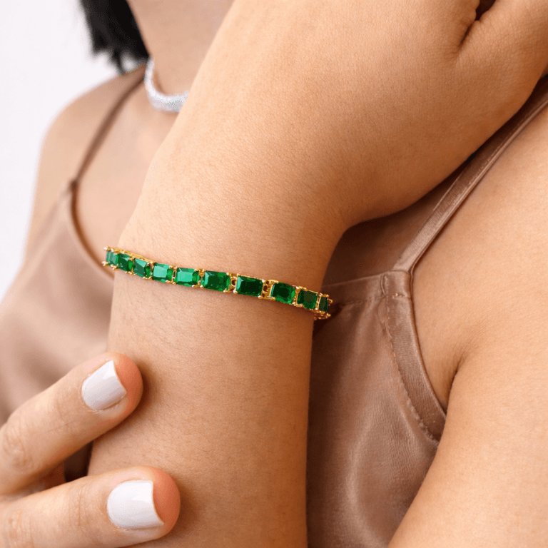Pulseira Riviera Banhada a Ouro 18K
