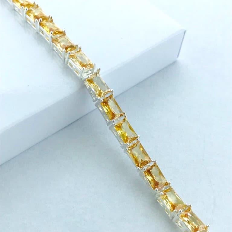 Pulseira Riviera Banhada a Prata 925