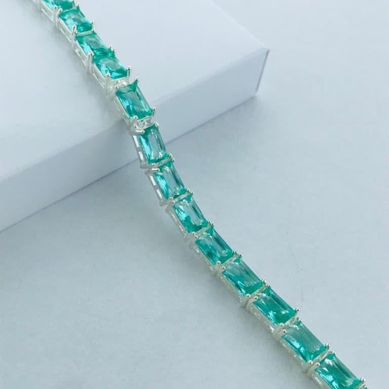 Pulseira Riviera Banhada a Prata 925