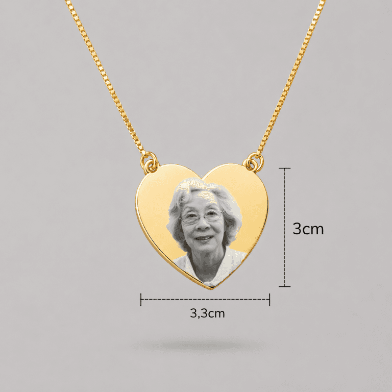 Colar Personalizável Banhado a Ouro 18K