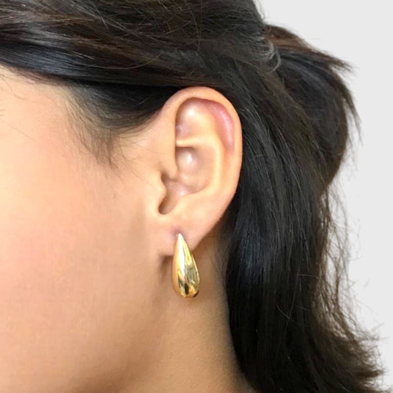 Brinco Gota Banhado a Ouro 18K — default