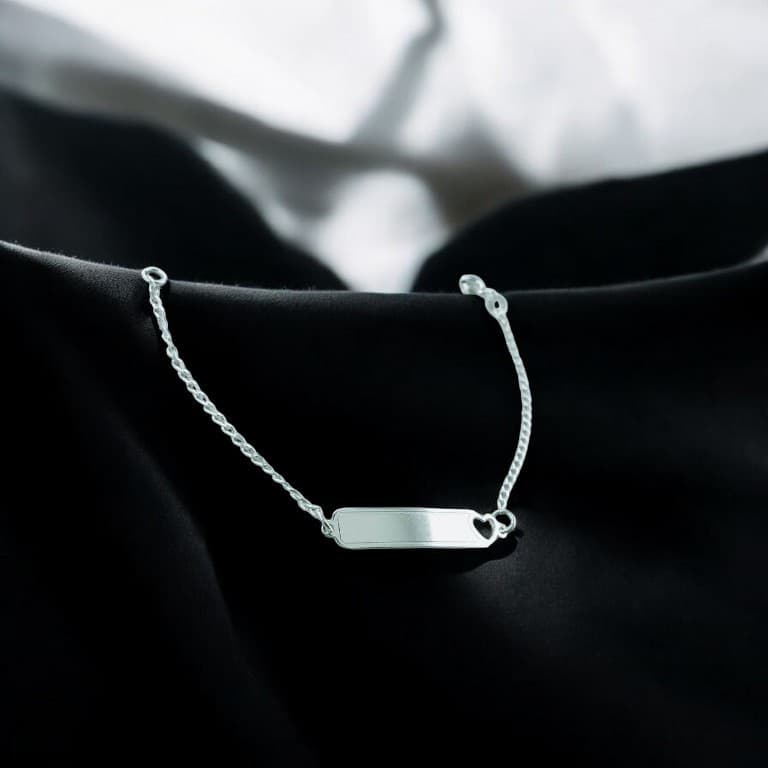 Pulseira Infantil Personalizável Prata 925 — default