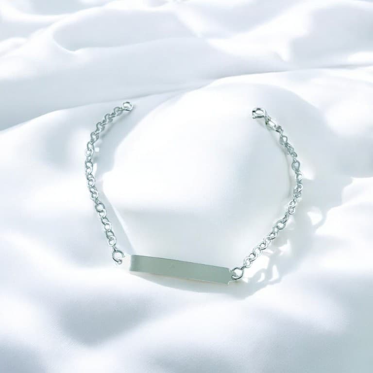 Pulseira Chapinha Elo Português Prata 925 — default