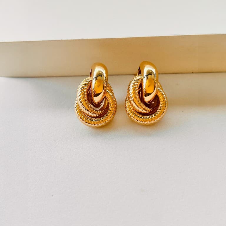 Brinco Banhado a Ouro 18K