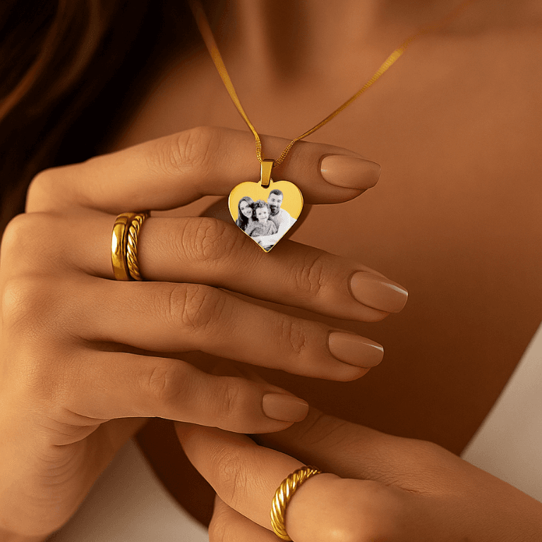 Colar Personalizável Banhado a Ouro 18K