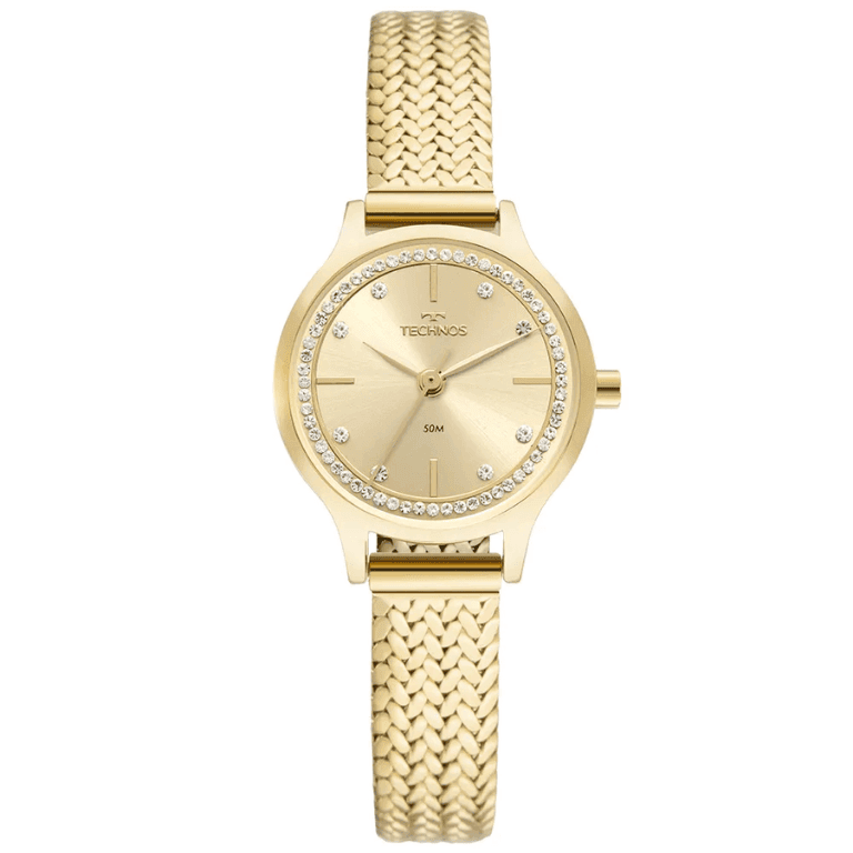 Relógio Technos Feminino Mini Dourado