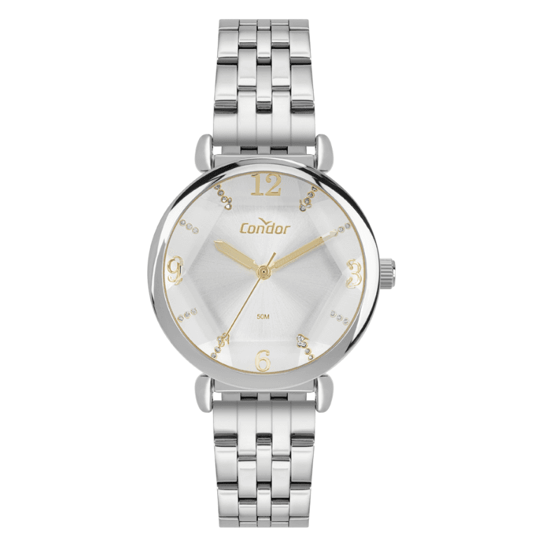 Relógio Condor Feminino Elegante Prata — default