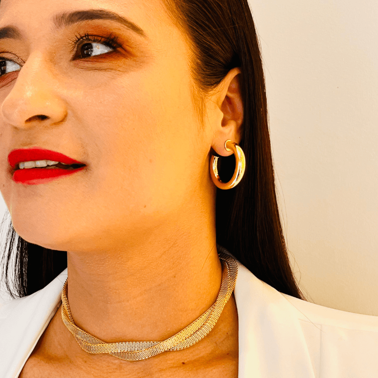 Corrente Malha Banhada a Ouro 18K