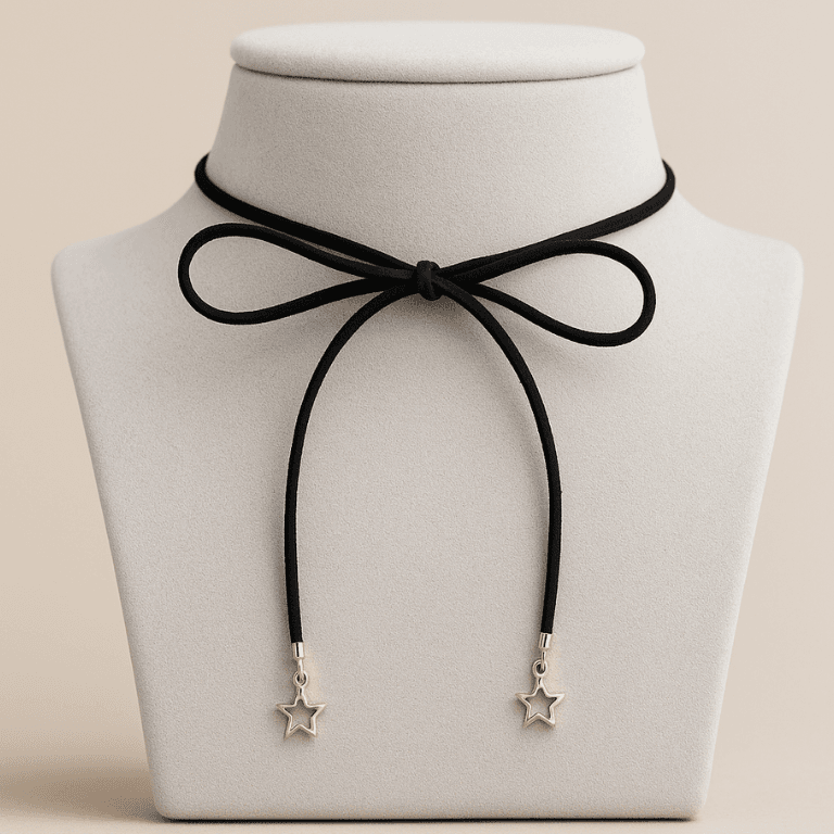 Choker Courinho com Detalhes Banhada a Ouro 18K