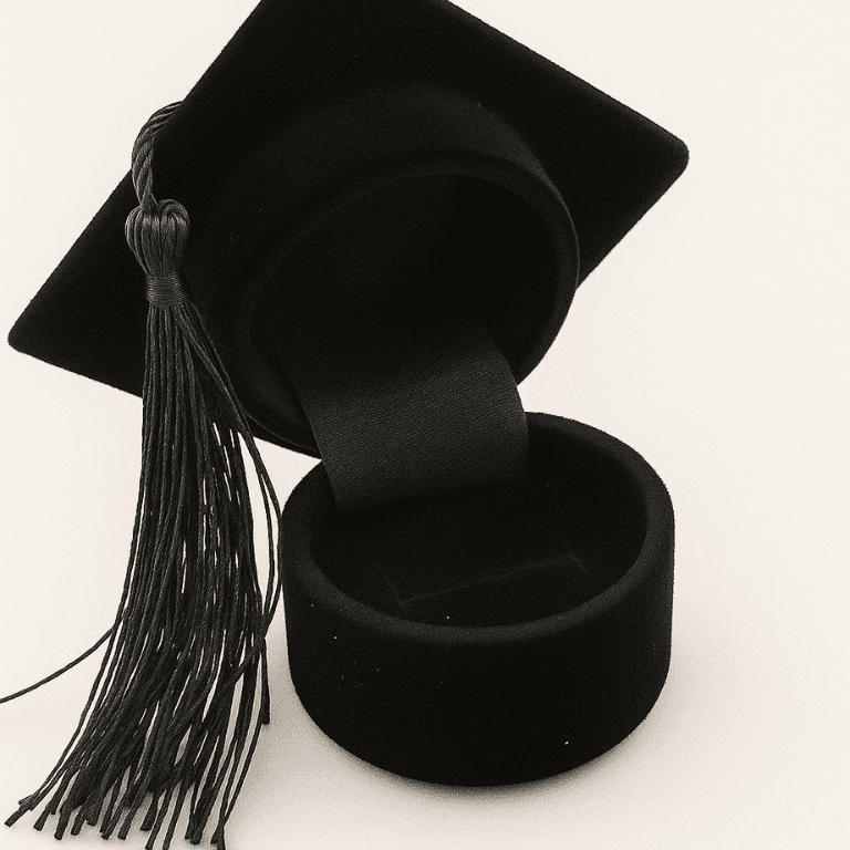 Caixa De Veludo para Anel Formatura