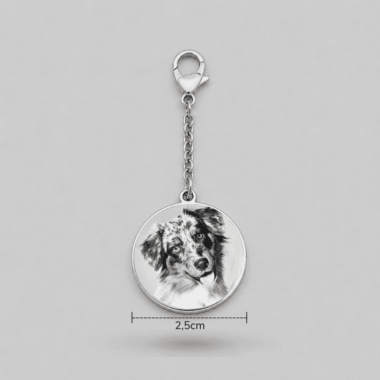 Chaveiro Personalizável em Aço Inoxidável -