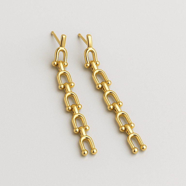 Brinco Elos Banhado a Ouro 18K — default