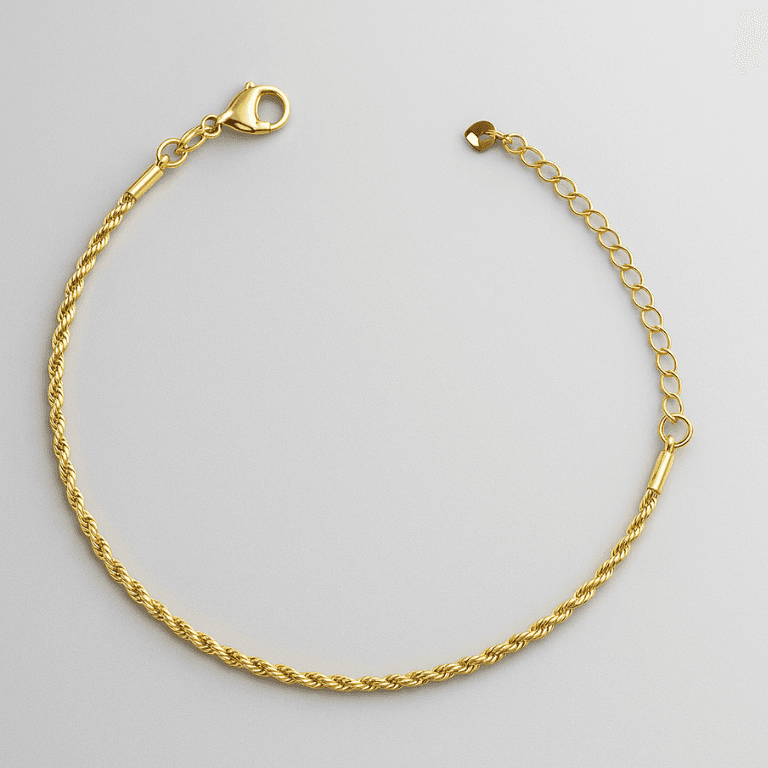 Pulseira Elo Cordão Baiano Banhada a Ouro 18K — default