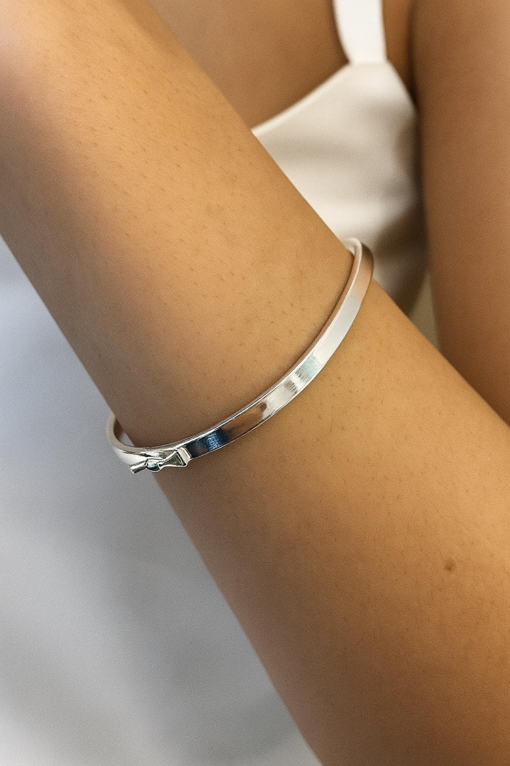 Bracelete Liso de Prata 925 Liso — default