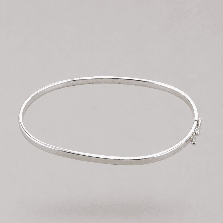 Bracelete Liso em Prata 925 — default