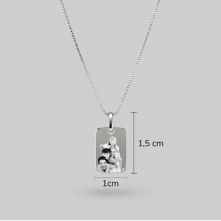 Pingente Personalizável 10mm em Prata 925