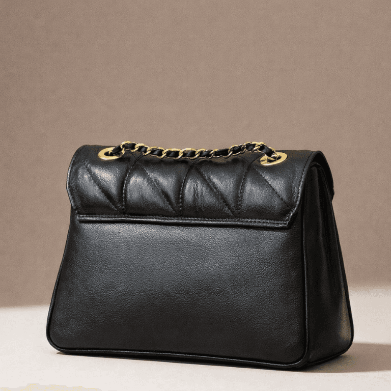 Bolsa Paris Matelassê Noir Couro Legitimo – O clássico que nunca sai de cena