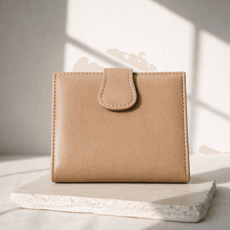 Carteira Essenza Couro Legitimo– Praticidade com elegância — Nude