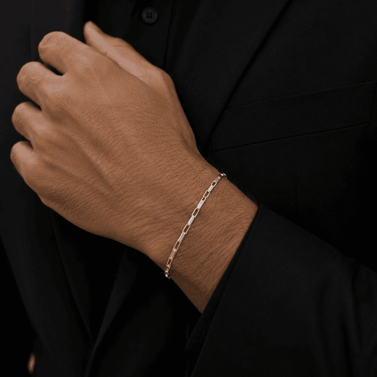 Pulseira Elo Cartiê em Prata 925 — default