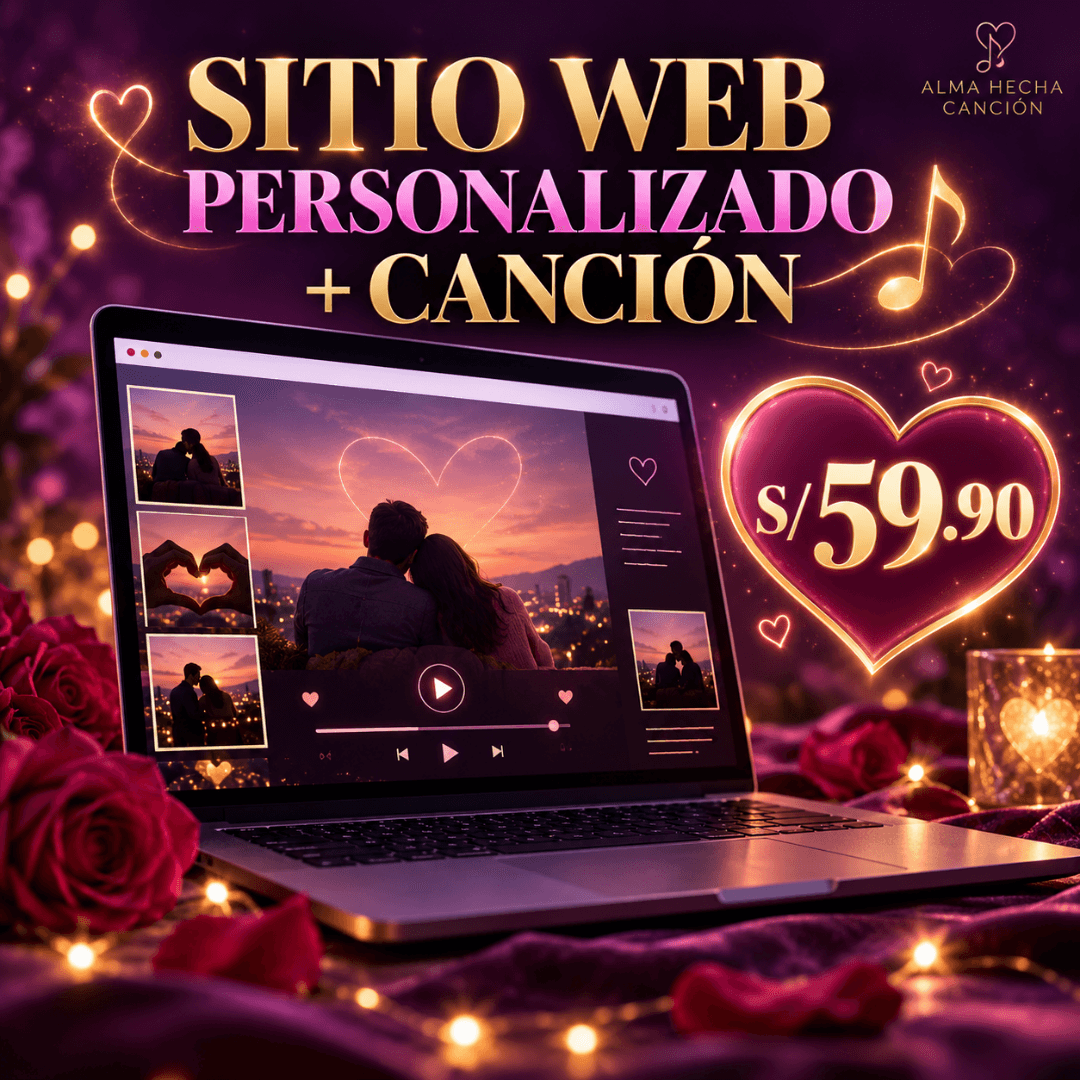 Promoción sitio web y canción personalizada — default