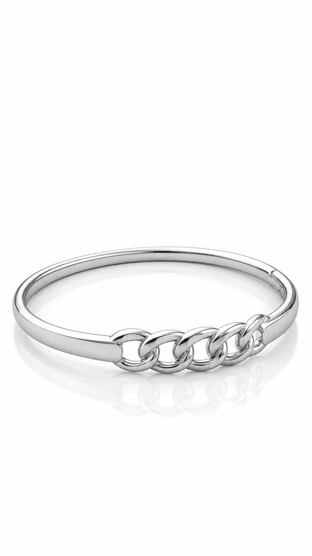 Bracelete Trançado Banhado a Ouro 18K — Prateado