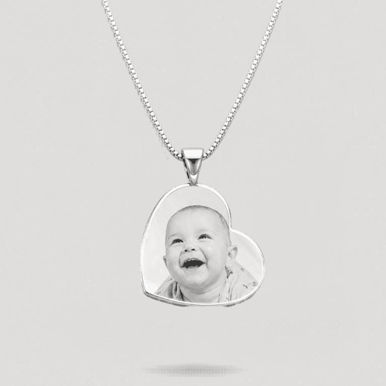 Colar Personalizável Banhado a Prata — default