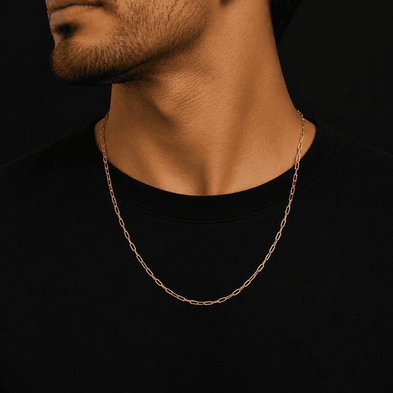 Corrente Cartiê Banhada a Ouro 18K