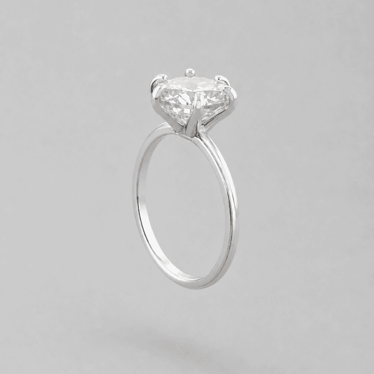 Solitário com Zircônia Prata 925 — 16