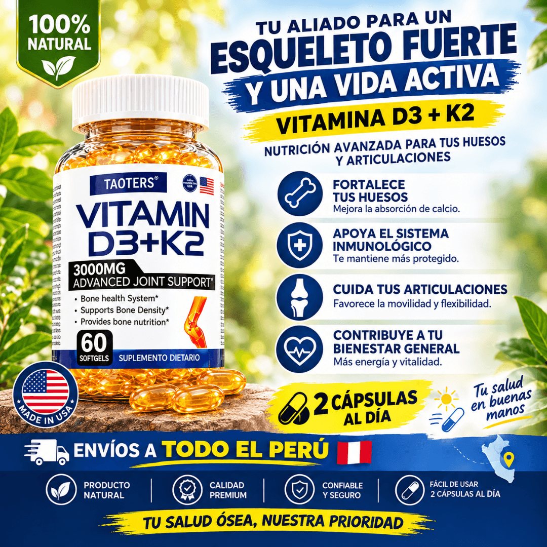 Vitamina D3 y K2