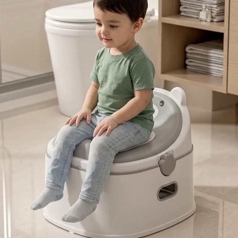 Entrenador 3 en 1 Bacín, asiento y escalera