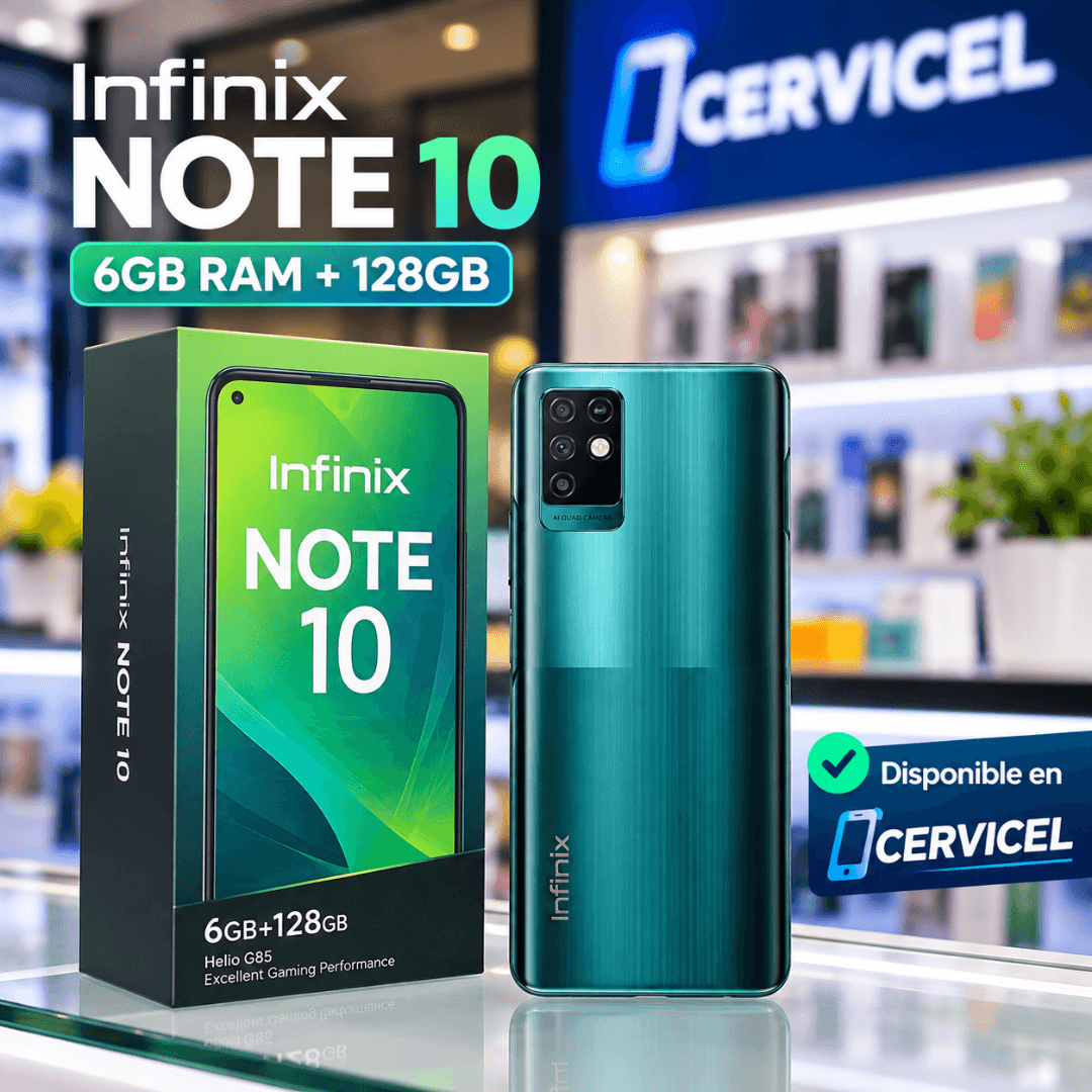 Infinix Note 10 128GB 6GB RAM Verde