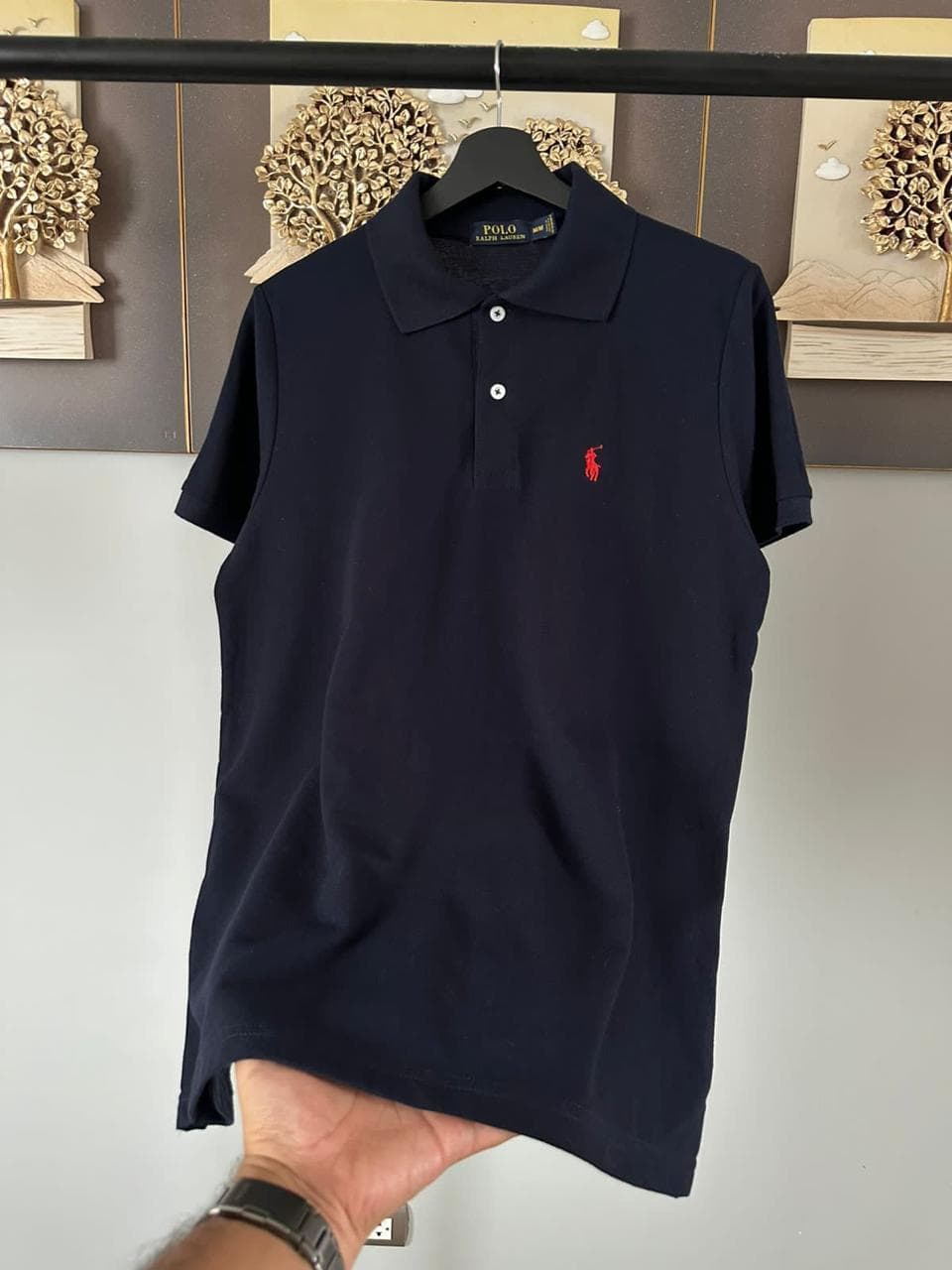Polo Cuello Camisero Polo Ralph Lauren — S - AZUL MARINO