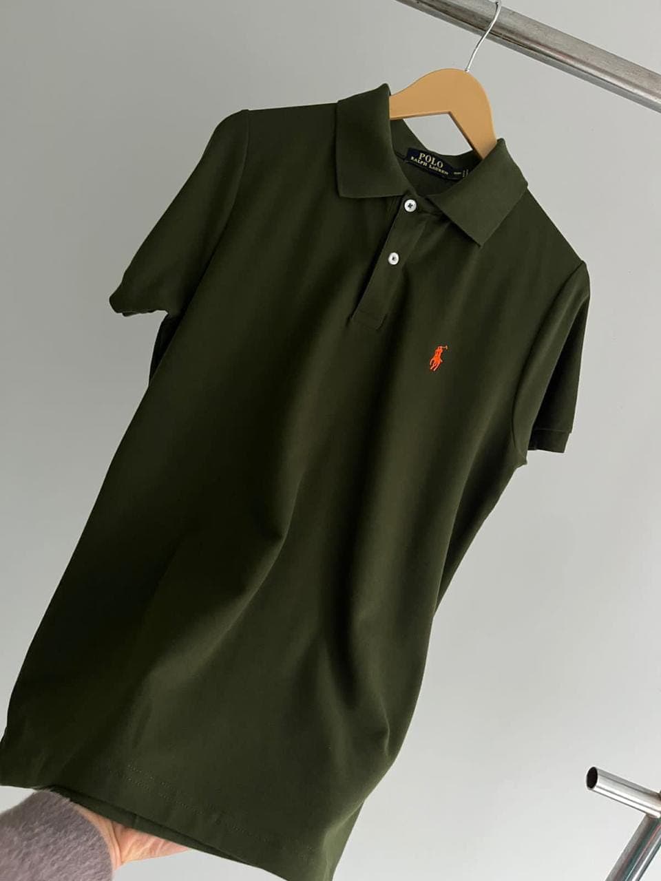 Polo Cuello Camisero Polo Ralph Lauren — S - VERDE MILITAR