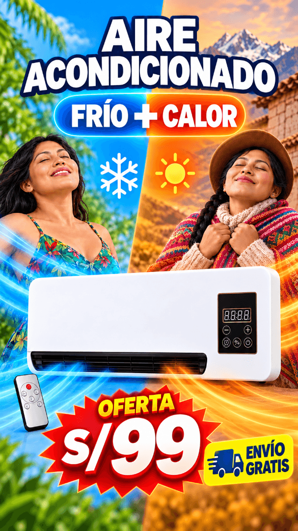 Aire acondicionado frío y calor oferta especial