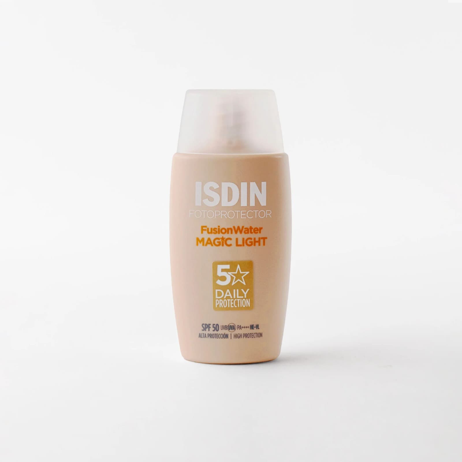 ISDIN Fusion Water Magic Light SPF 50-Fotoprotector Isdin con Color.