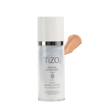 TIZO 3 - Protector solar facial 100 porciento mineral con color (tinte translúcido), acabado mate y textura tipo primer