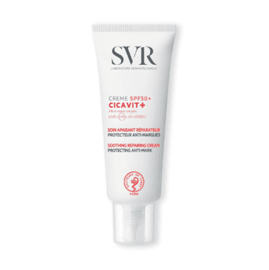 El SVR CICAVIT y Creme SPF50 es una crema reparadora y protectora de alta defensa solar