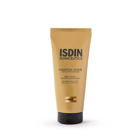 Isdinceutics Essential Scrub de ISDIN es un gel limpiador y exfoliante facial