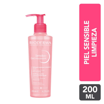 Bioderma Sensibio Gel Moussant es un gel limpiador y calmante con fórmula micelar, ideal para la higiene diaria de pieles sensibles e intolerantes.