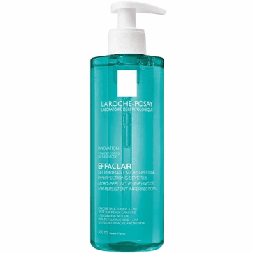 Gel Limpiador Micro-Exfoliante Effaclar de La Roche-Posay es un limpiador facial y corporal para pieles grasas o con tendencia al acné.
