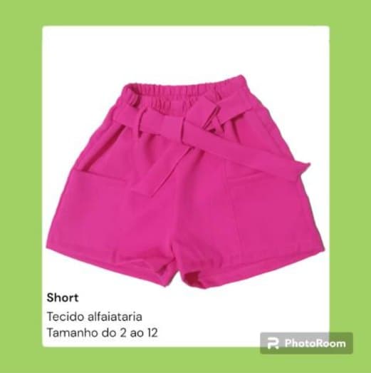 Short laço com bolso — default