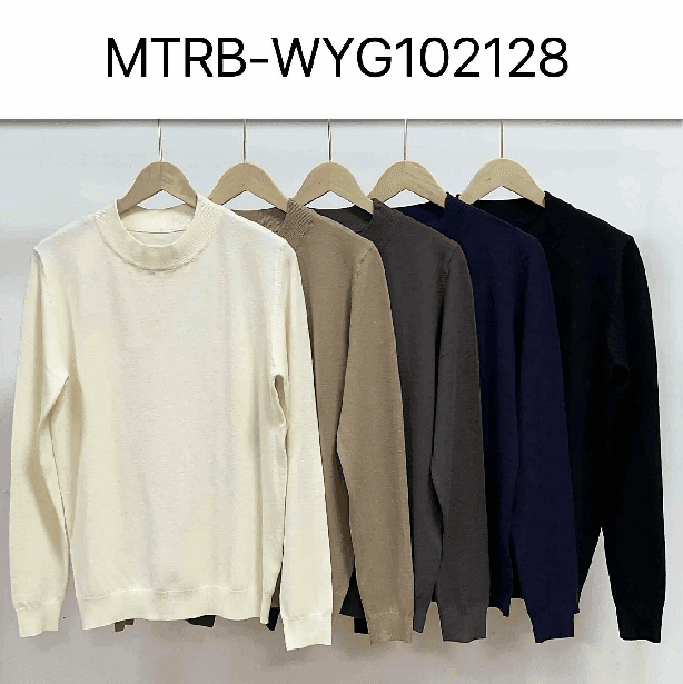 MTRB-WYG102128 BLUSA M/LONGA TRICOT — Preto / M