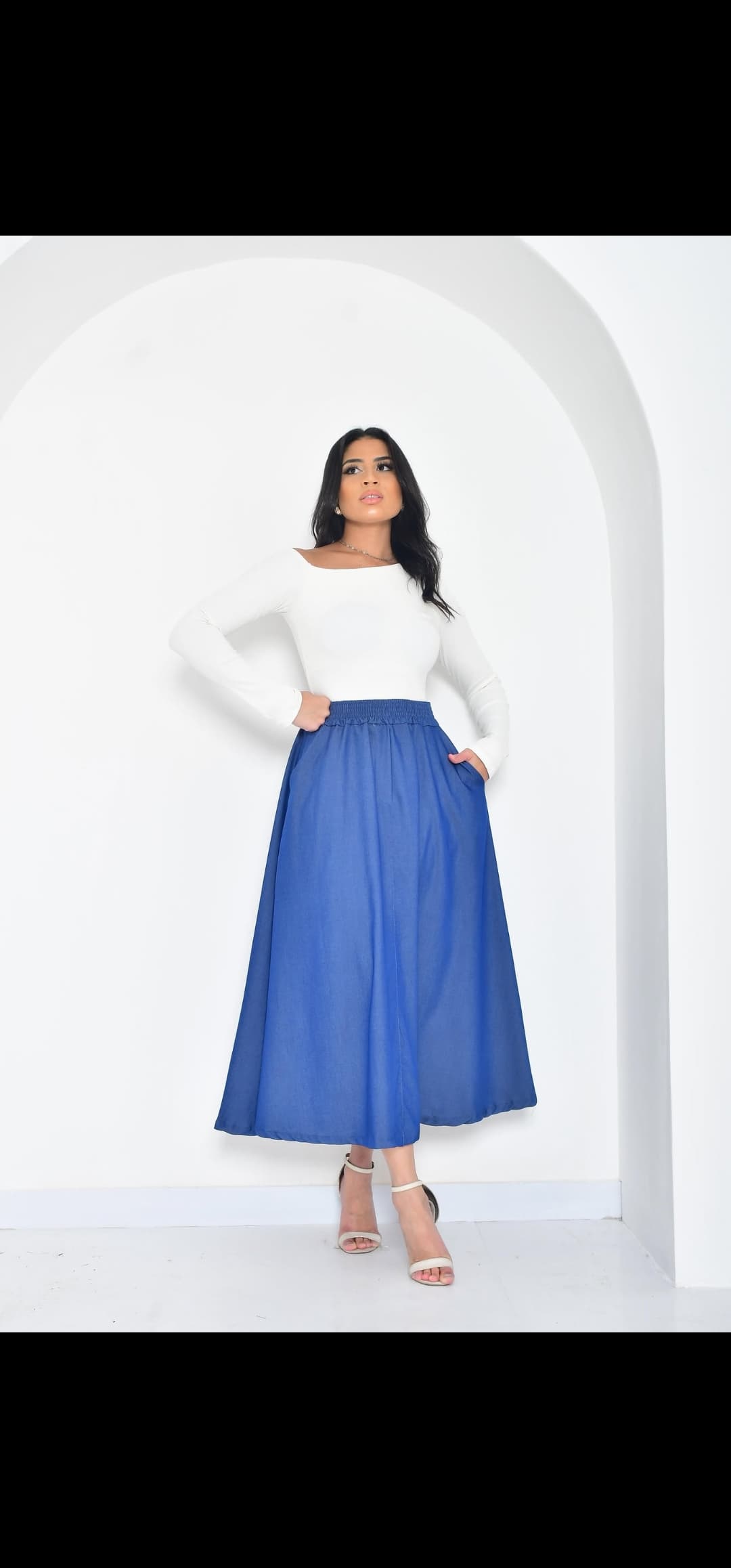 Saia Gode chambray M,G,GG