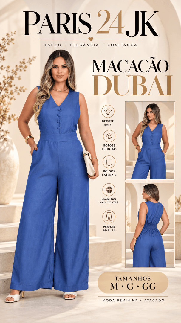 Macacão Dubai M,G,GG — M