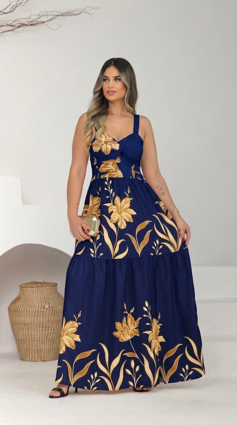 Vestido valentina G viscolinho