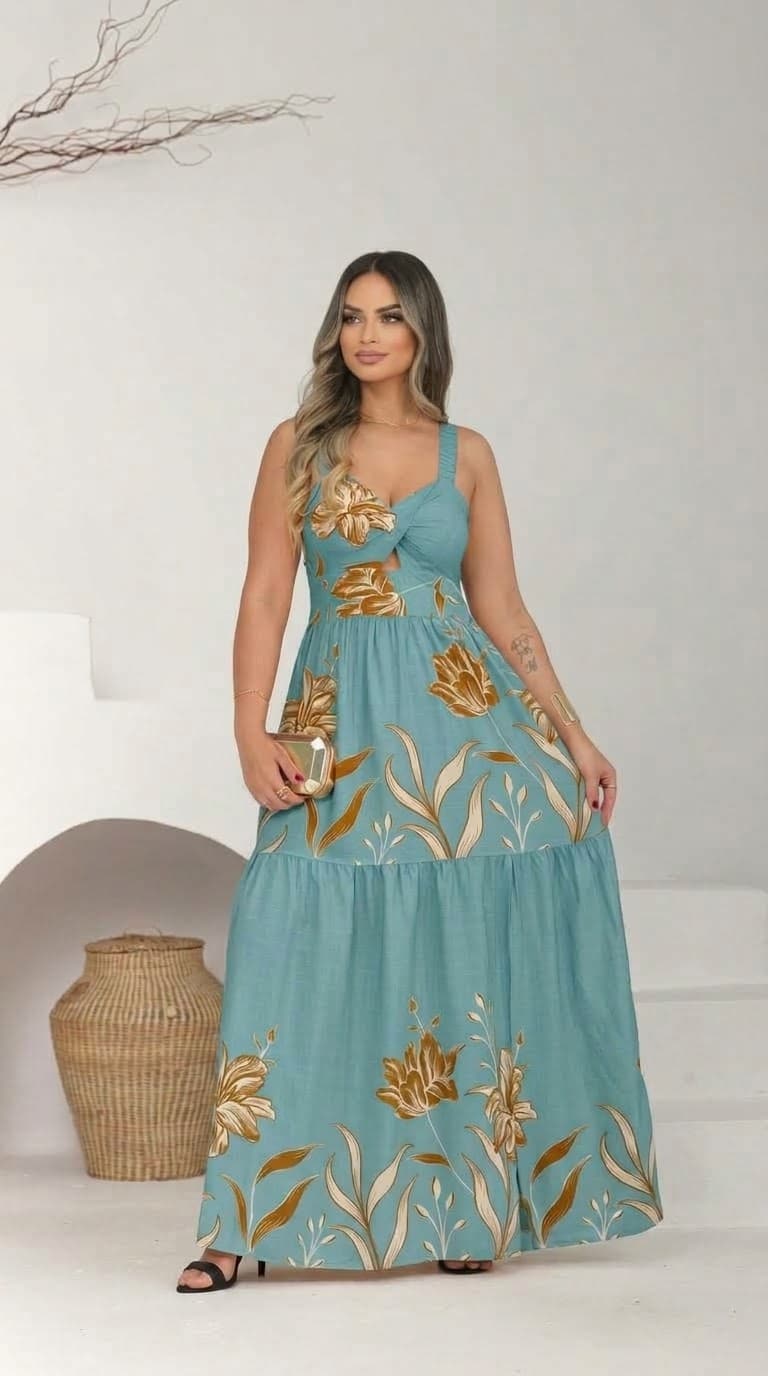 Vestido valentina G viscolinho
