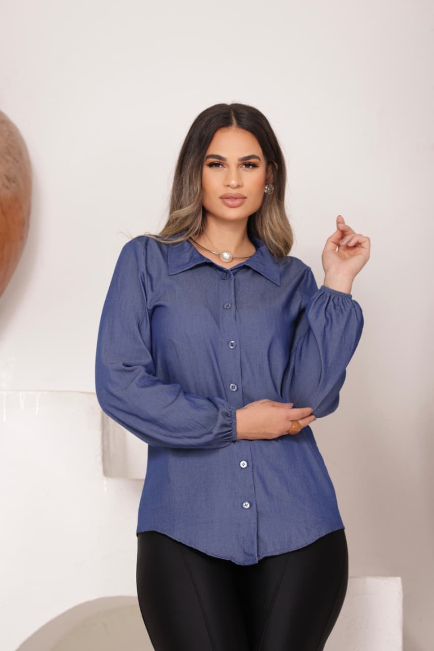 Camisa NiNA M,G,G chambray