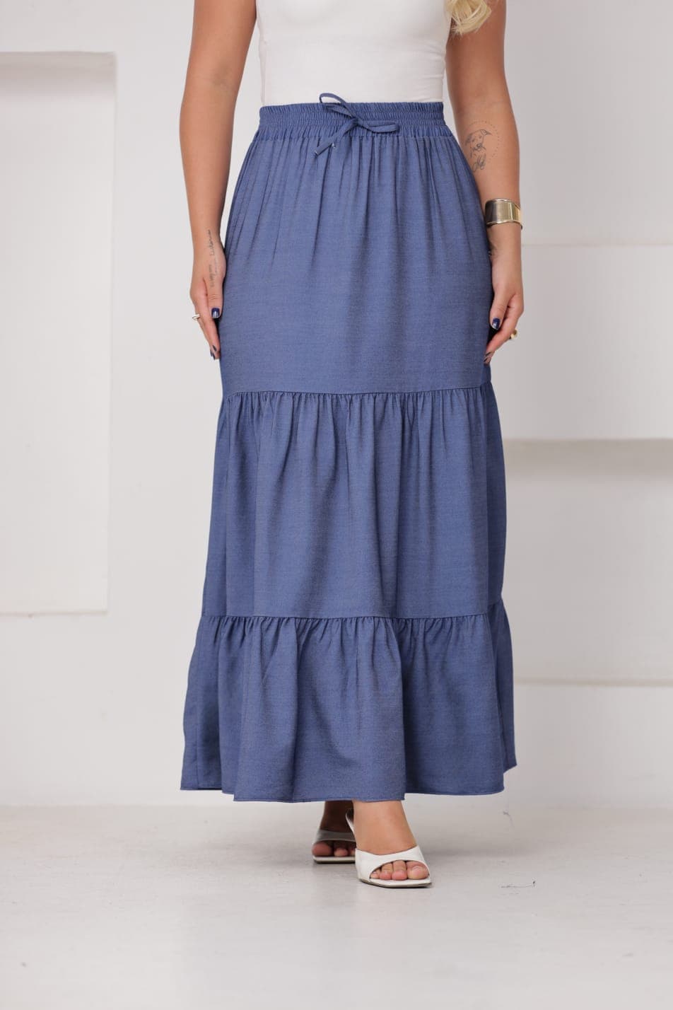Saia 3 Marias Chambray