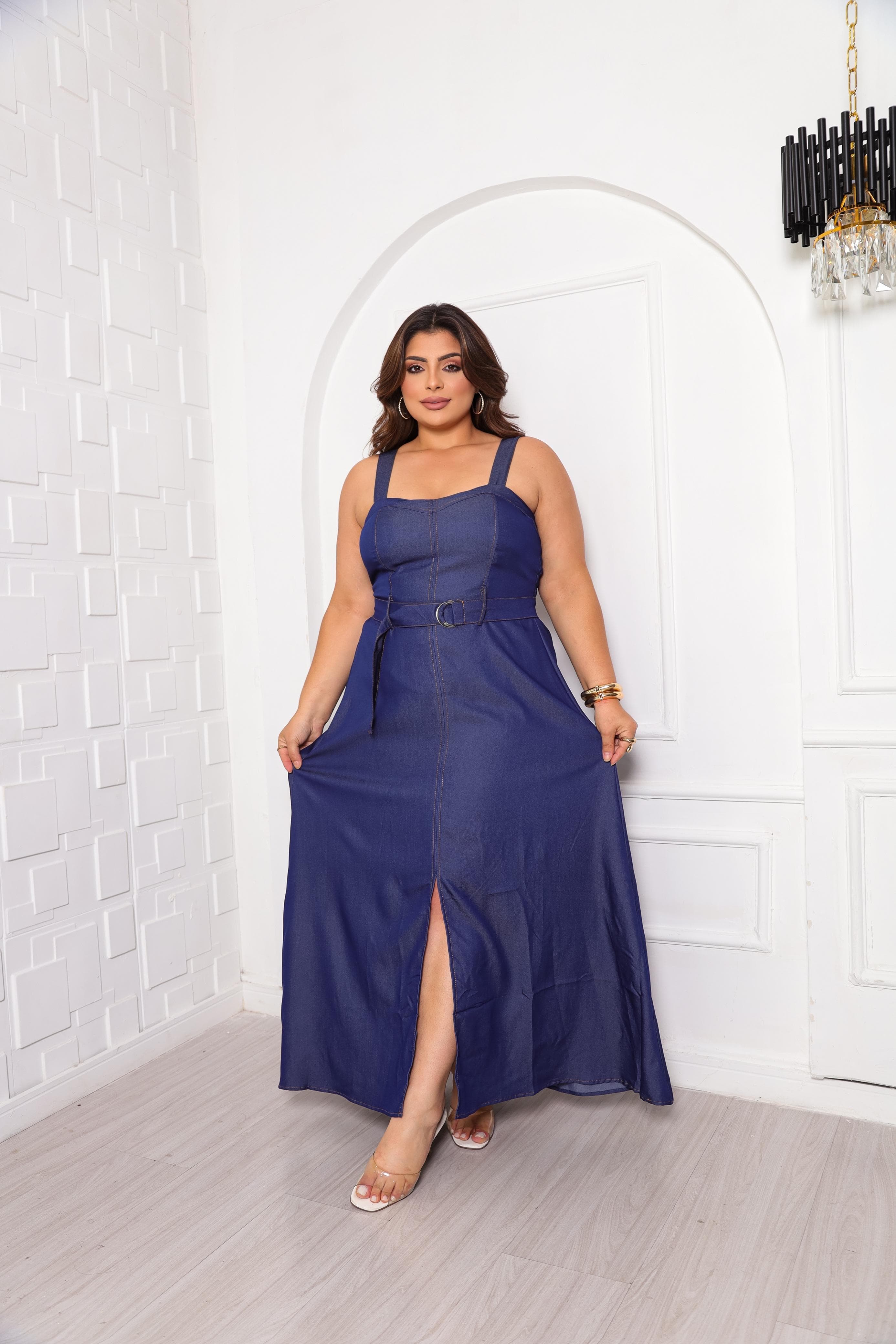 Vestido Warmy M ao G3 chambray